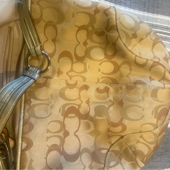 Coach Tan and Brown Women's Bag - Picture 7 of 16